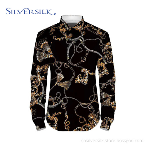 Custom design printed long sleeve shirt